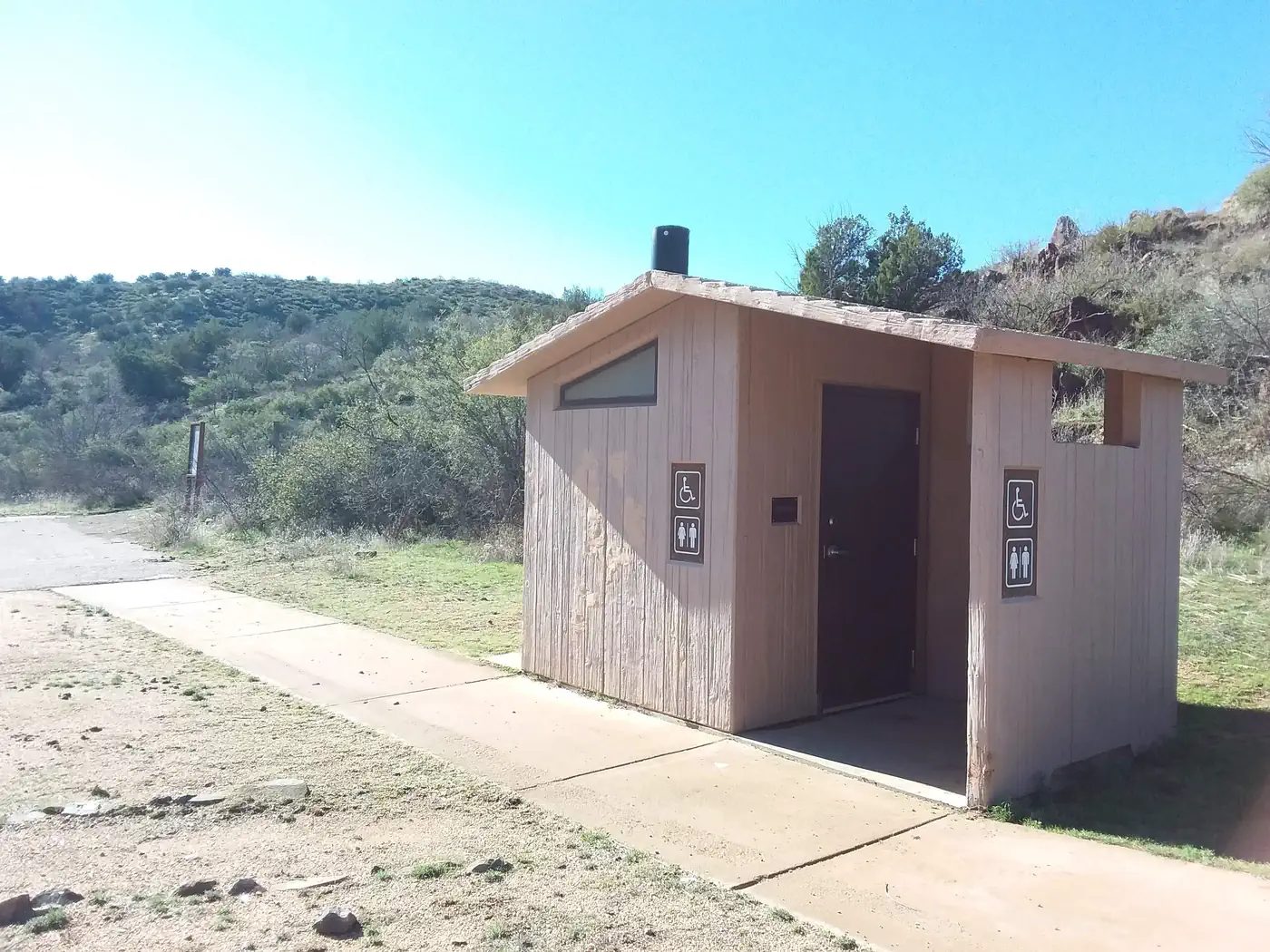 Vault toilets